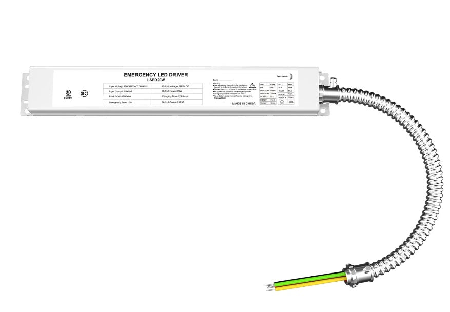 20W LED Emergency Backup Driver AC 120-237V