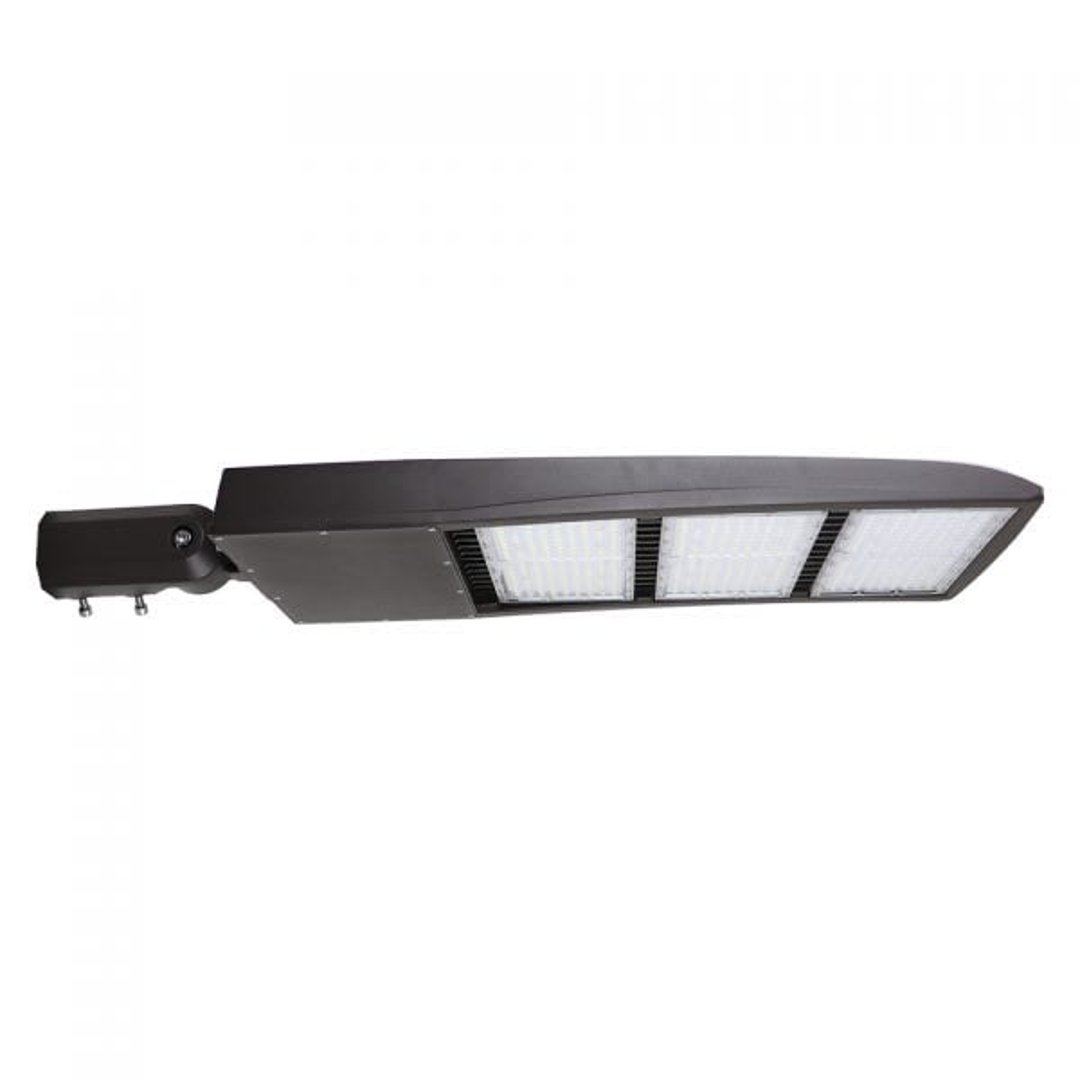 450W Led Shoebox Street Light (AM Bracket Built-in) Parking Lot Pole Light 135 LM/W 5700K UL DLC LISTED