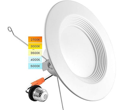 6" Retrofit Downlight 5CCT 12W (2 Pack)