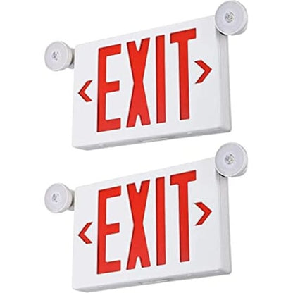 LED Slim RED Exit Combo Light – New Style