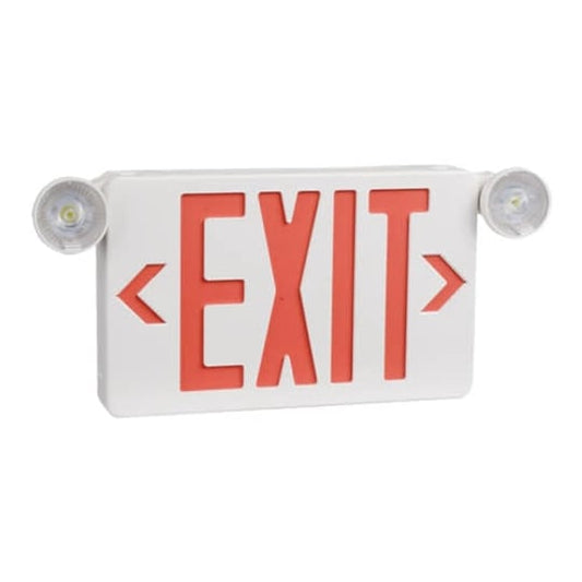 LED Slim RED Exit Combo Light – New Style