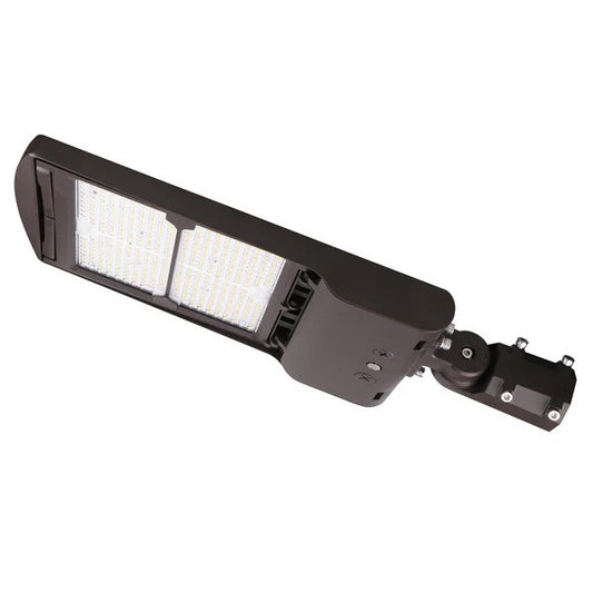 Shoebox 80/100/150W Selectable and 3CCT Pole Lights