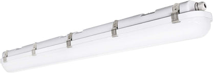 4FT LED Vapor Tight Light 40/50/60W - 3000K/4000K/5000K Selectable Wattage & CCT AC 120~277V (1Pack or 6Pack)